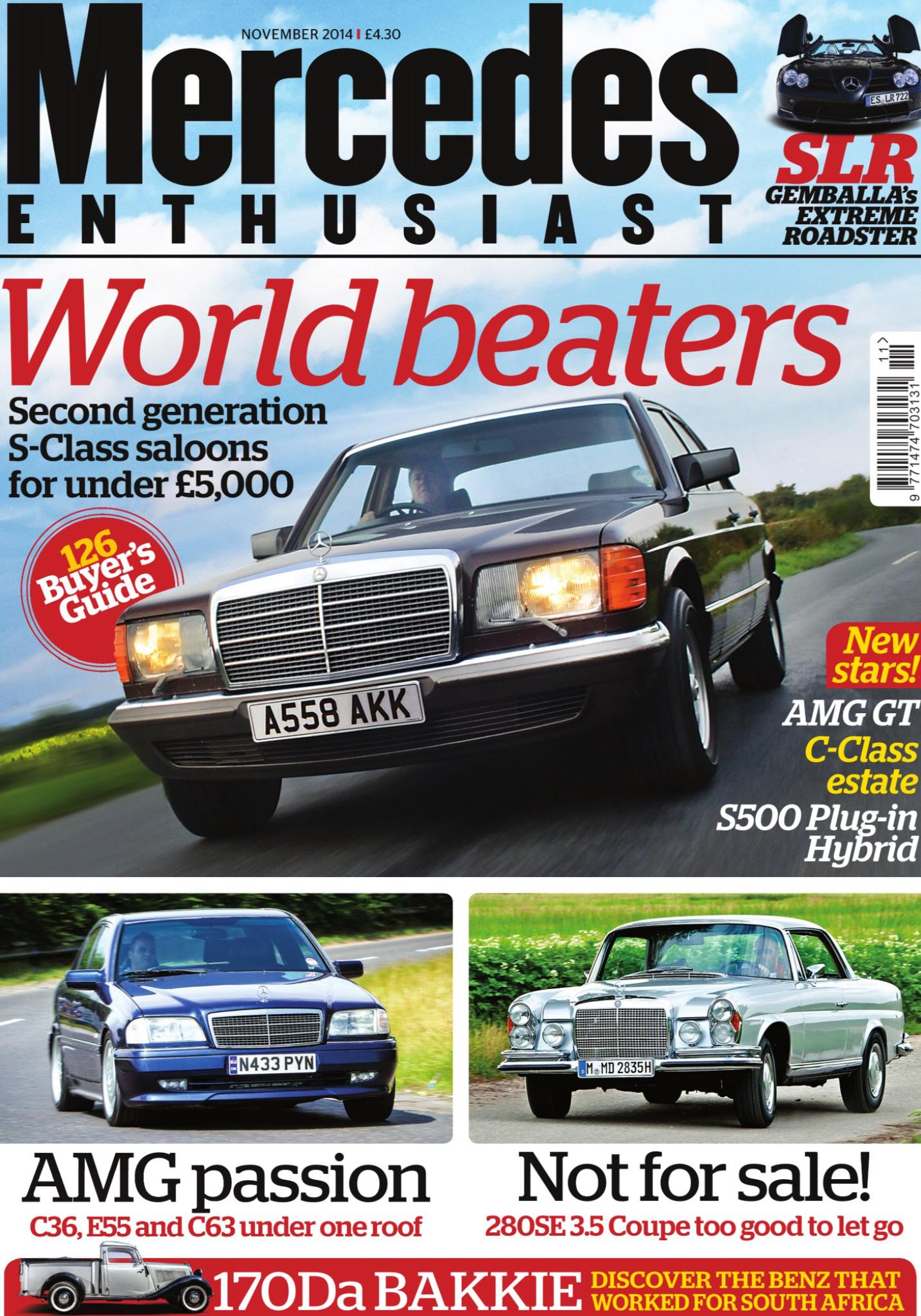 Журнал Mercedes enthusiast. november 2014
